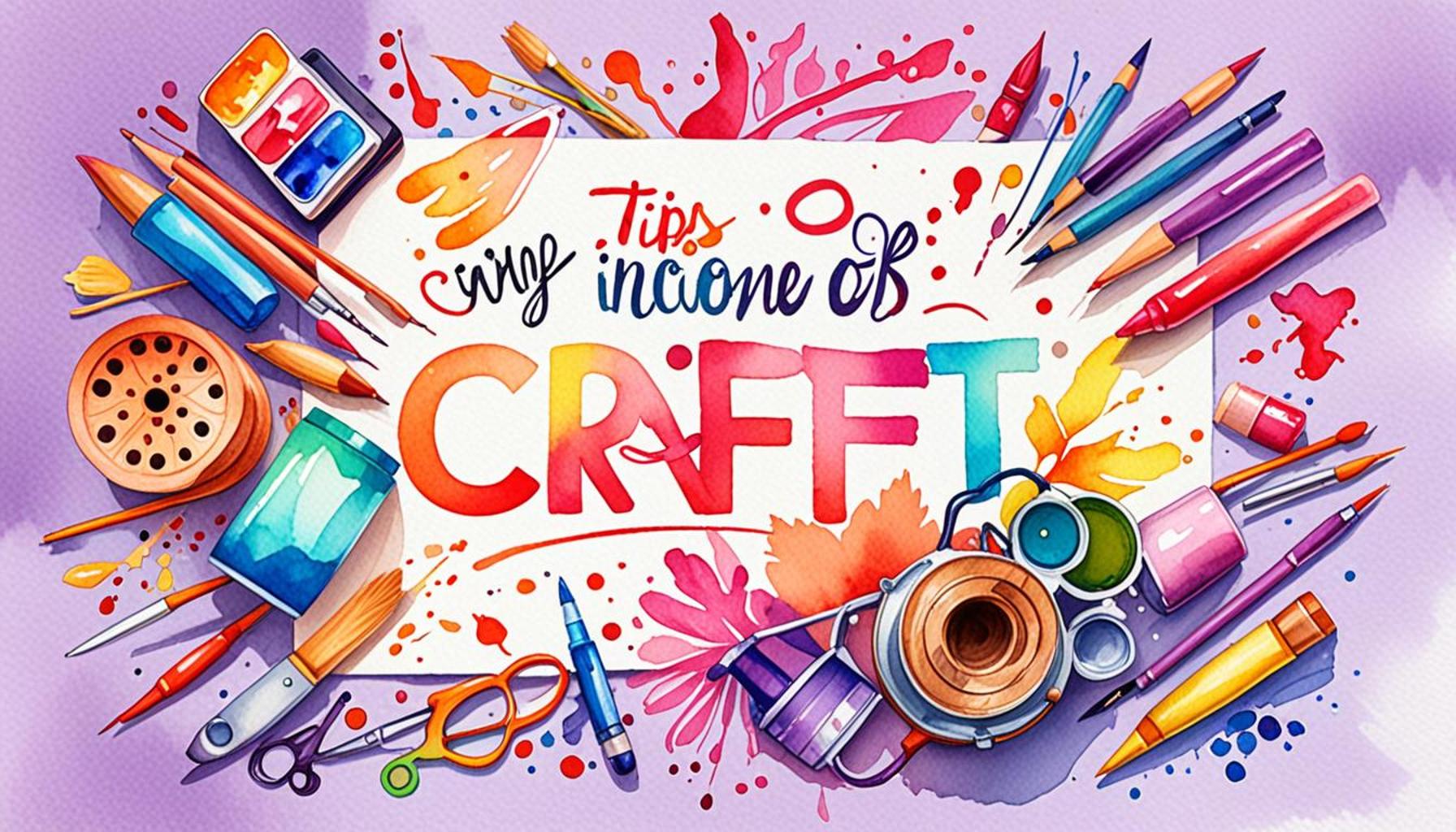 Crafting Income Tips to Turn Crafts into a Small Revenue Stream
