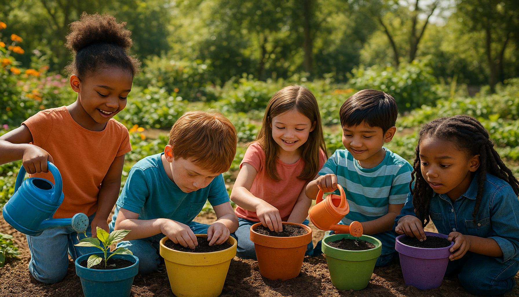 Gardening Activities for Kids: Teaching Responsibility and Connection to Nature