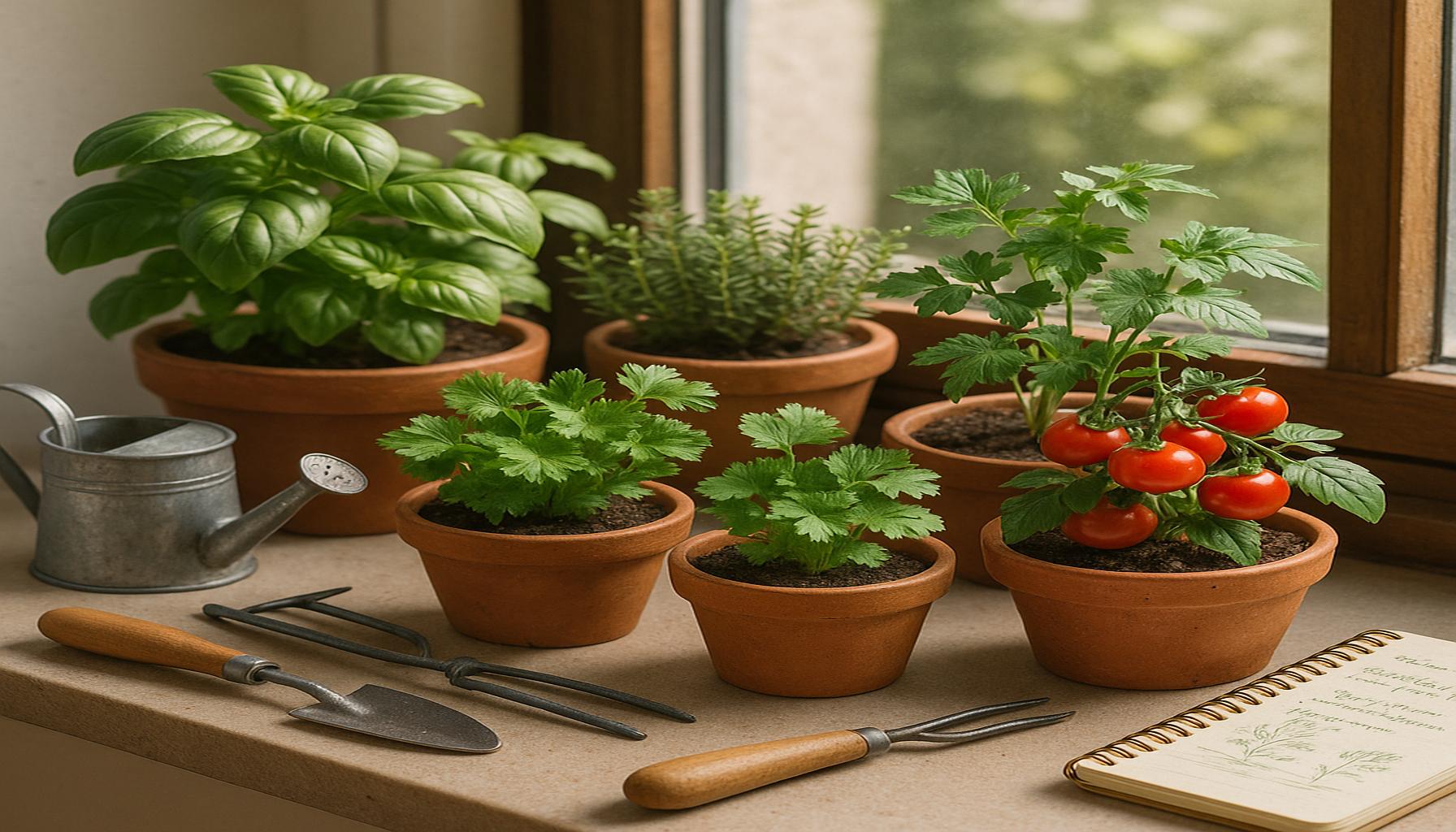 Edible Plants at Home: How to Grow an Herb and Vegetable Garden