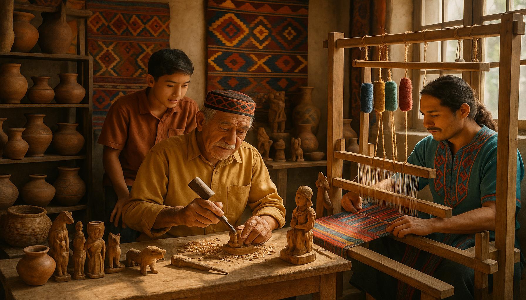 The Cultural Connection in Handicrafts: How Local Traditions Inspire New Generations of Artists