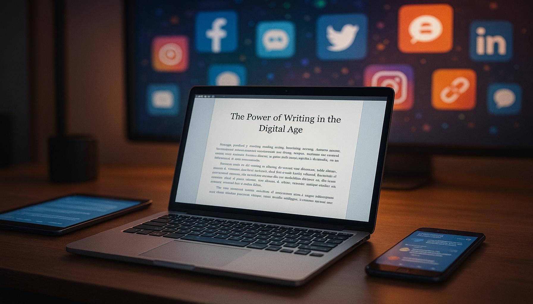 The Power of Writing in the Digital Age: Projects Involving New Media and Platforms